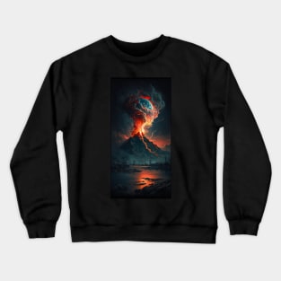 volcanic eruptions Crewneck Sweatshirt